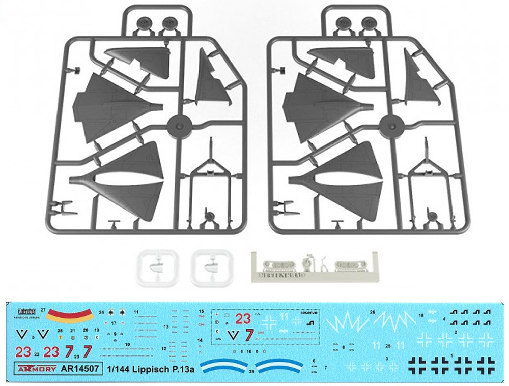 リピッシュ P.13a w/ケッテンクラート プラモデル (ARMORY 1/144 エアクラフト No.14507) 商品画像_1