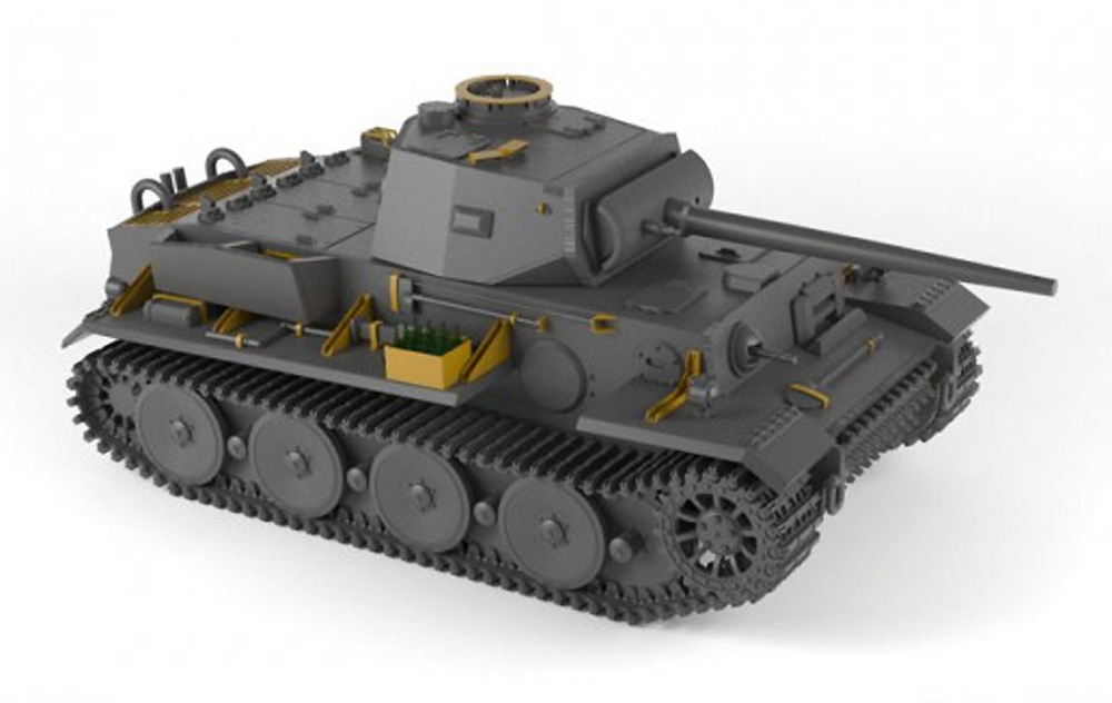 ドイツ WW2 試作重戦車 VK 36.01(H) プラモデル (ARMORY 1/72 AFV No.72210) 商品画像_3