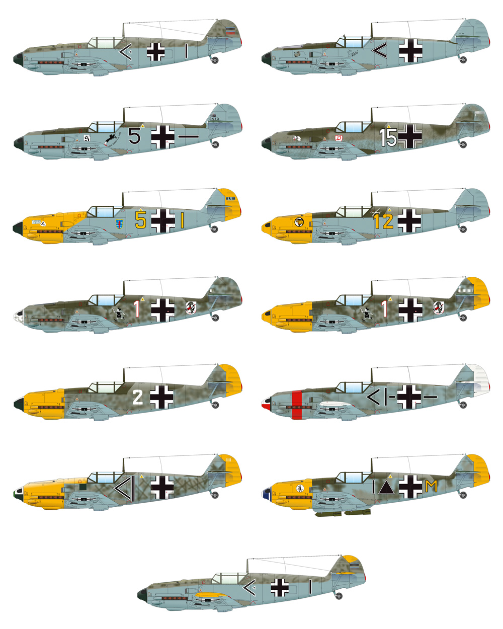 アドラーアングリフ作戦 デュアルコンボ メッサーシュミット Bf109E バトル・オブ・ブリテン プラモデル (エデュアルド 1/48 リミテッドエディション No.11144) 商品画像_4