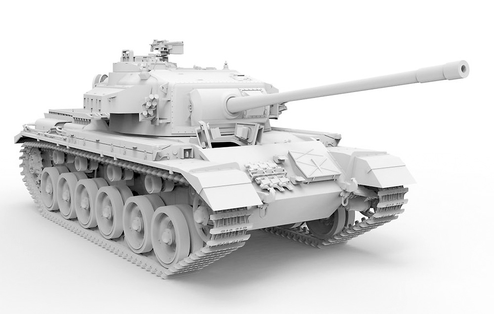 イギリス軍 主力戦車 センチュリオン Mk.5 プラモデル (アミュージングホビー 1/35 ミリタリー No.35A028) 商品画像_2