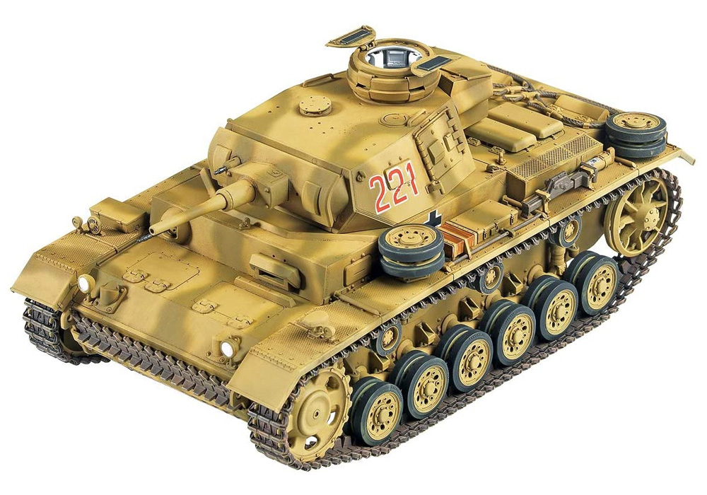 ドイツ 3号戦車 J型 北アフリカ戦線 プラモデル (アカデミー 1/35 Armors No.13531) 商品画像_3