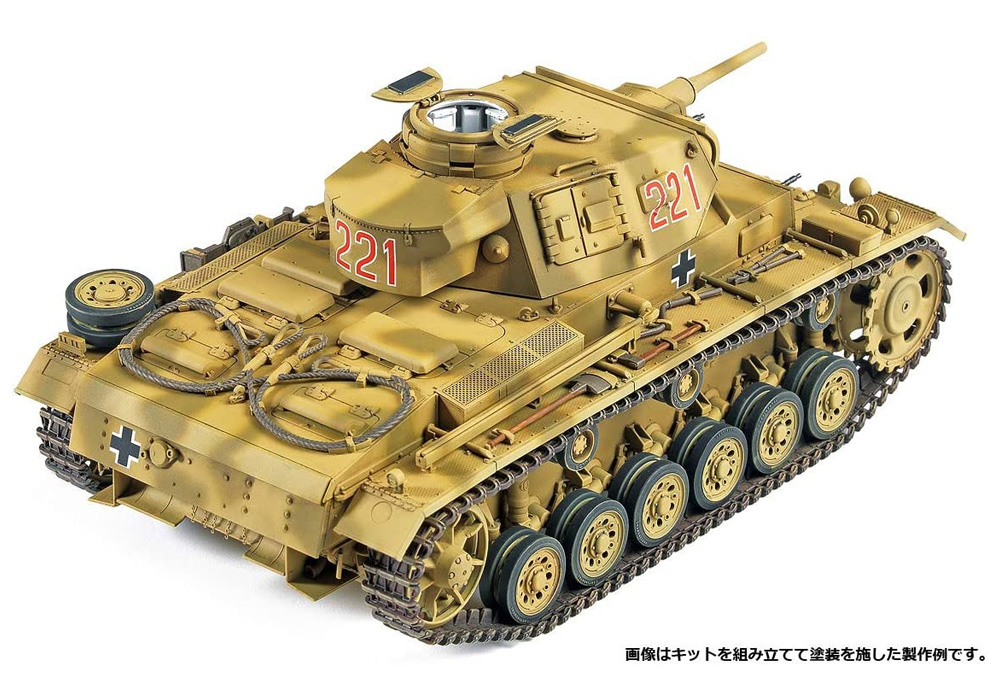 ドイツ 3号戦車 J型 北アフリカ戦線 プラモデル (アカデミー 1/35 Armors No.13531) 商品画像_4