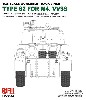 VVSS T62型 連結組立可動式履帯 (ファイアフライVc、ファイアフライ Ic、M3、M4初期、M4A1、M4A3、M4A4用)