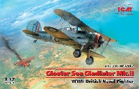 ICM 1/32 エアクラフト グロスター シーグラジエーター Mk.2 イギリス海軍 戦闘機