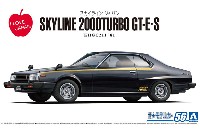 アオシマ 1/24 ザ・モデルカー ニッサン KHGC211 スカイライン HT 2000 ターボ GT-E・S '81