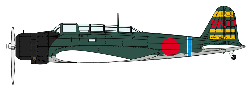 中島 B5N2 九七式三号艦上攻撃機 ミッドウェー 1942 プラモデル (ハセガワ 1/48 飛行機 限定生産 No.07499) 商品画像_2
