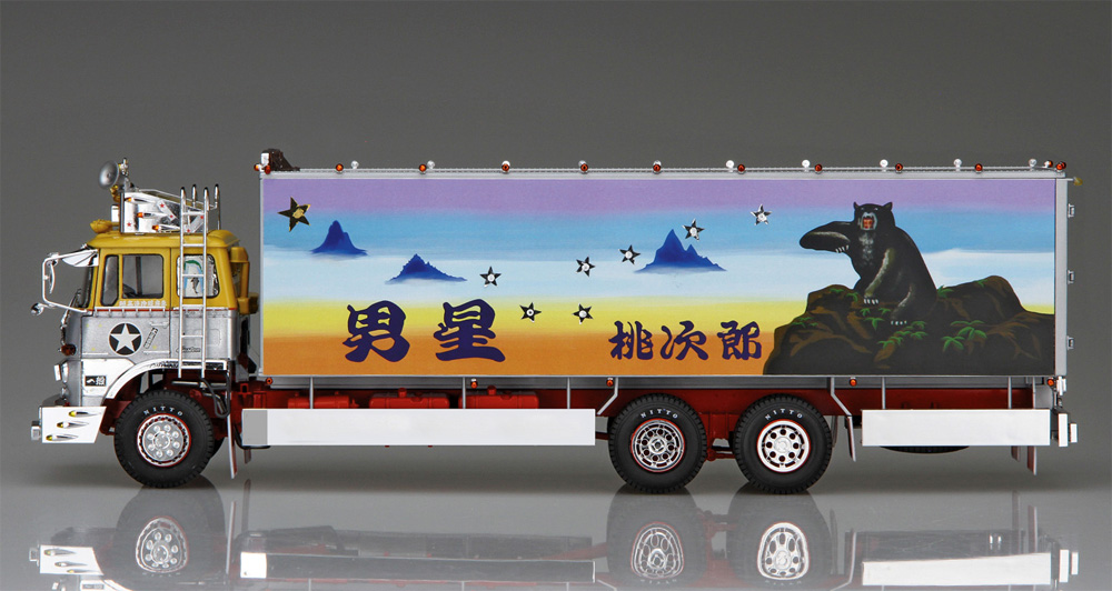 一番星 御意見無用 プラモデル (アオシマ 1/32 トラック野郎シリーズ No.001) 商品画像_4