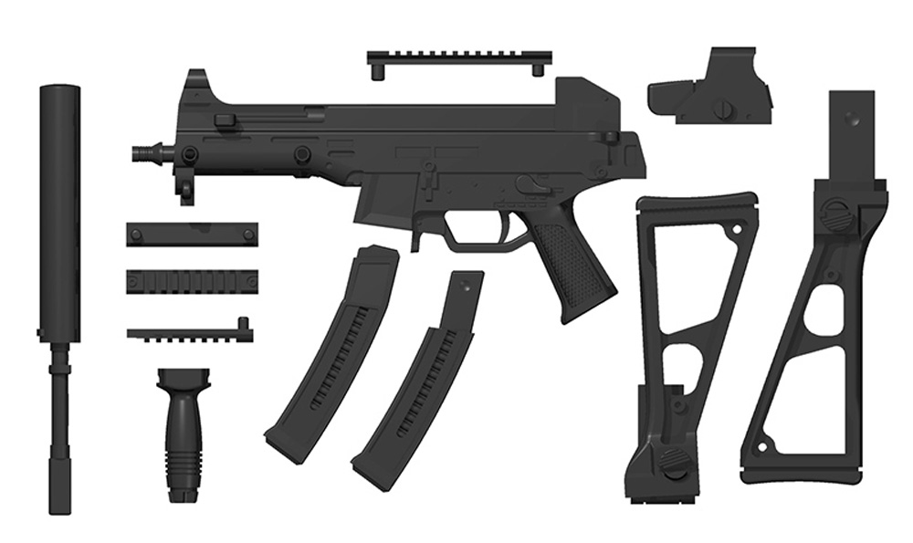 ドールズフロントライン UMP9タイプ プラモデル (トミーテック リトルアーモリー （little armory） No.LADF007) 商品画像_1