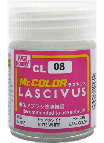 ナッツホワイト 光沢/ベース色 塗料 (GSIクレオス Mr.カラー ラスキウス No.CL008) 商品画像