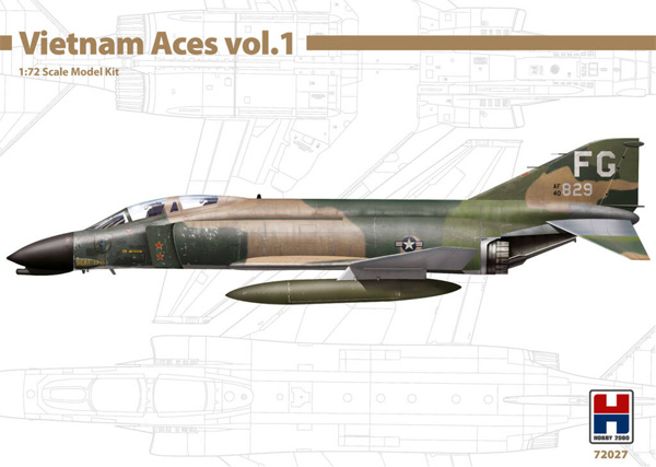 F-4C ファントム 2 ベトナムエース 1 プラモデル (HOBBY 2000 1/72 モデルキット No.72027) 商品画像