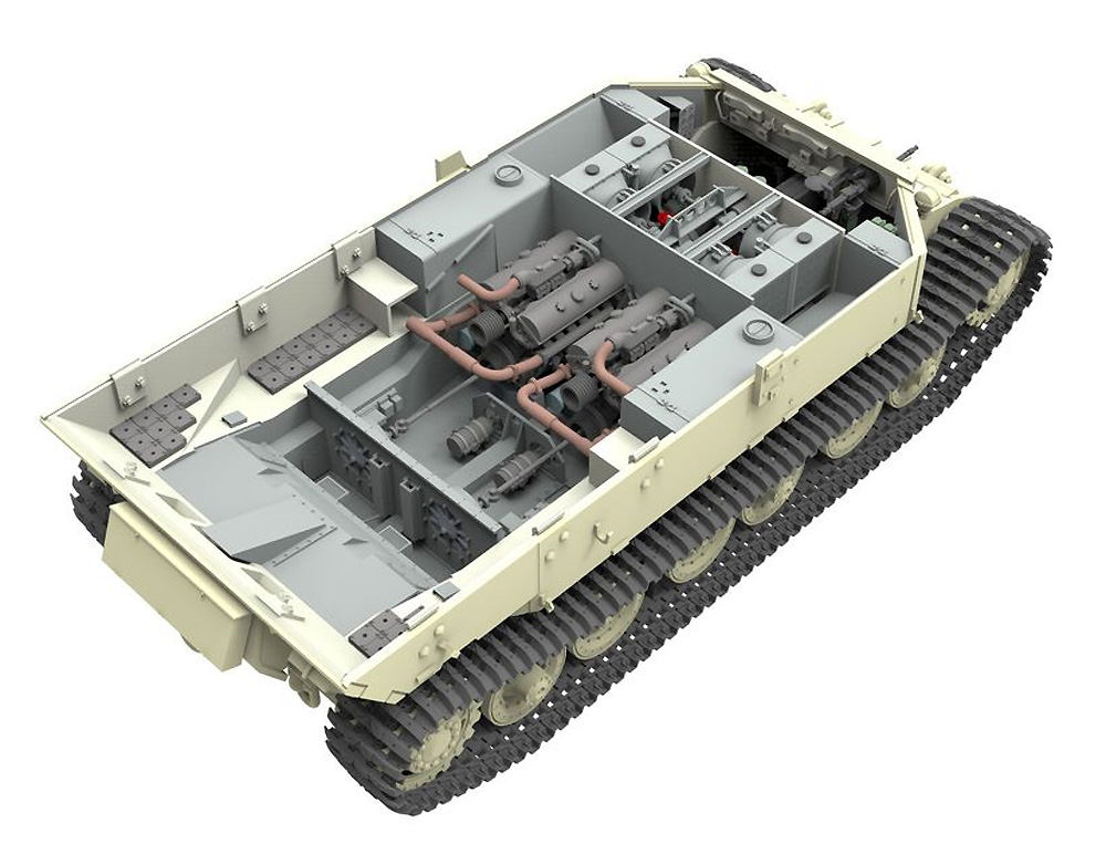 ドイツ 重駆逐戦車 エレファント Sd.Kfz.184 (フルインテリア) プラモデル (アミュージングホビー 1/35 ミリタリー No.35A033) 商品画像_2