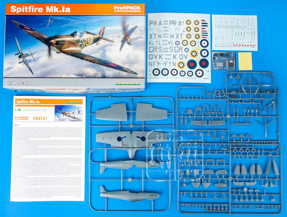 スピットファイア Mk.1a プラモデル (エデュアルド 1/48 プロフィパック No.82151) 商品画像_1