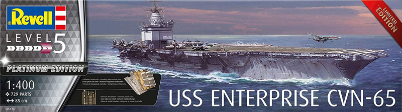 USS エンタープライズ CVN-65 プレミアムエディション プラモデル (レベル Ships（艦船関係モデル） No.05173) 商品画像