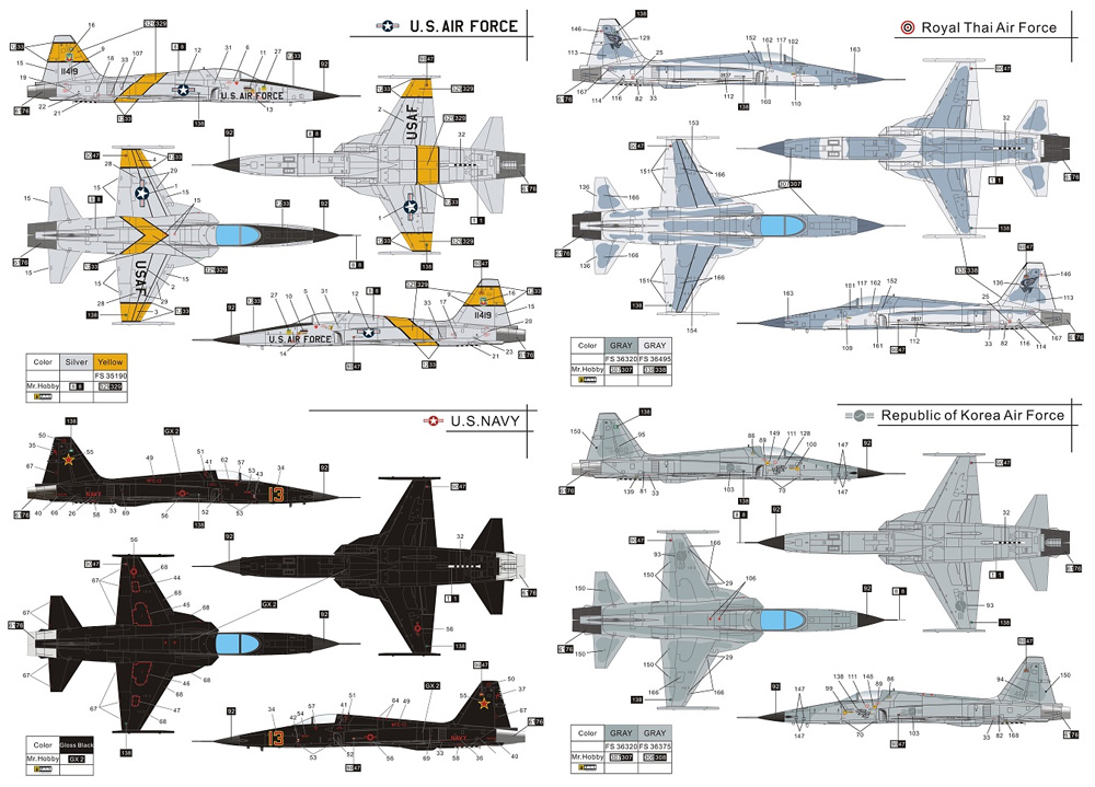 F-5E タイガー 2 初期型 プラモデル (ドリームモデル 1/72 航空機モデル No.DM720013) 商品画像_1