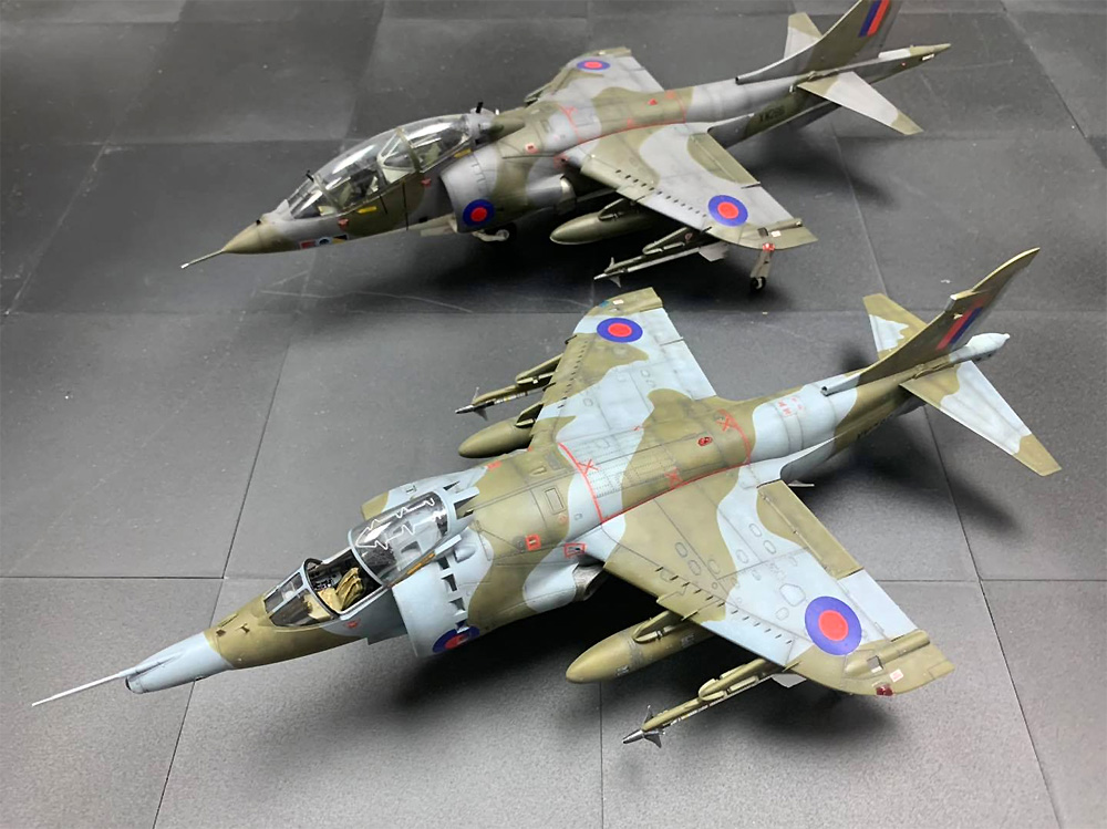 ハリアー GR1/GR3 2in1 プラモデル (キネティック 1/48 エアクラフト プラモデル No.K48060) 商品画像_2