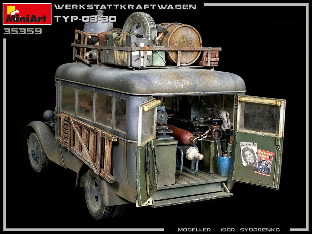 工兵作業車 TYP-03-30 (修理用機械/工具/兵士付) プラモデル (ミニアート 1/35 WW2 ミリタリーミニチュア No.35359) 商品画像_3