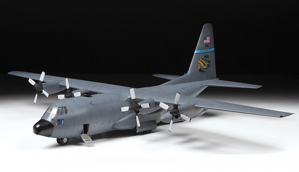 アメリカ 輸送機 C-130H ハーキュリーズ プラモデル (ズベズダ 1/72 エアクラフト プラモデル No.7321) 商品画像_1