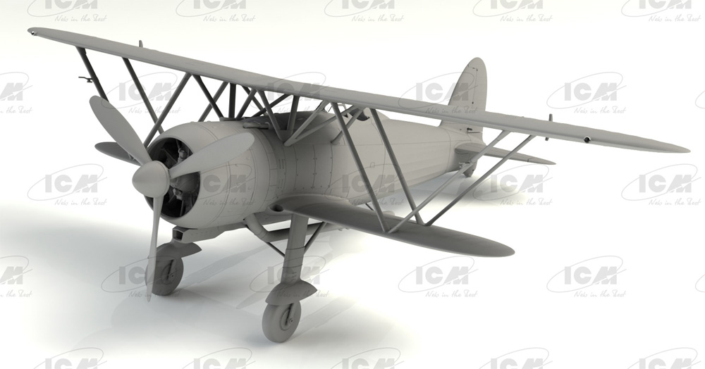 フィアット CR.42 LW WW2 ドイツ対地攻撃機 プラモデル (ICM 1/32 エアクラフト No.32021) 商品画像_1