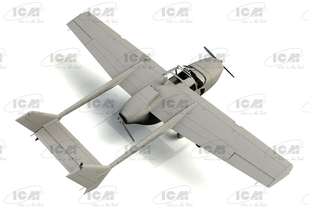 セスナ O-2A アメリカ海軍 プラモデル (ICM 1/48 エアクラフト プラモデル No.48291) 商品画像_2