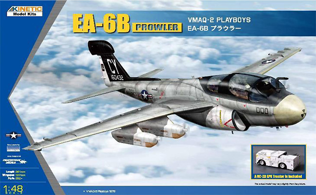 EA-6B プラウラー VMAQ-2 プレイボーイズ プラモデル (キネティック 1/48 エアクラフト プラモデル No.48112) 商品画像