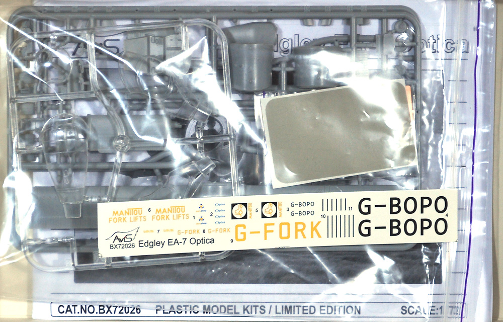 エジレイ EA-7 オプティカ プラモデル (AVIS 1/72 プラスチックモデル No.BX72026) 商品画像_1