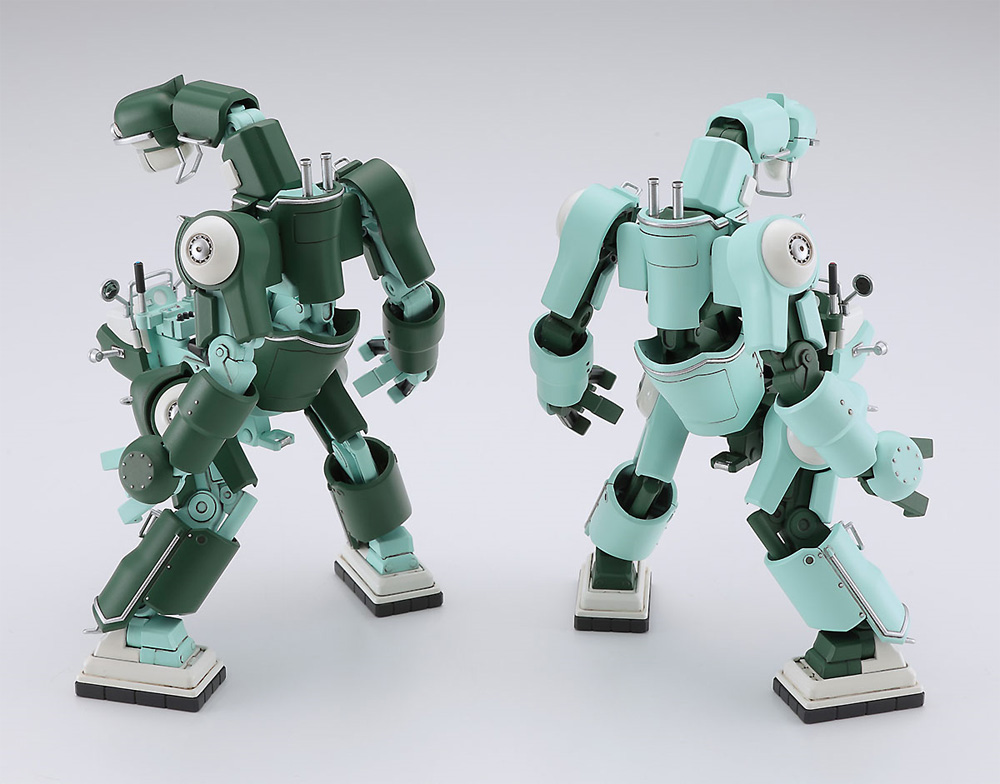 メカトロチューブ 1号 No.01 うすみどり & みどり プラモデル (ハセガワ メカトロウィーゴ - クリエイターワークスシリーズ No.CW021) 商品画像_3
