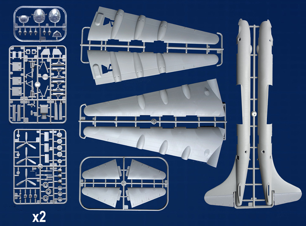 コンベア B-36B ピースメーカー 戦略爆撃機 プラモデル (ローデン 1/144 エアクラフト No.347) 商品画像_1