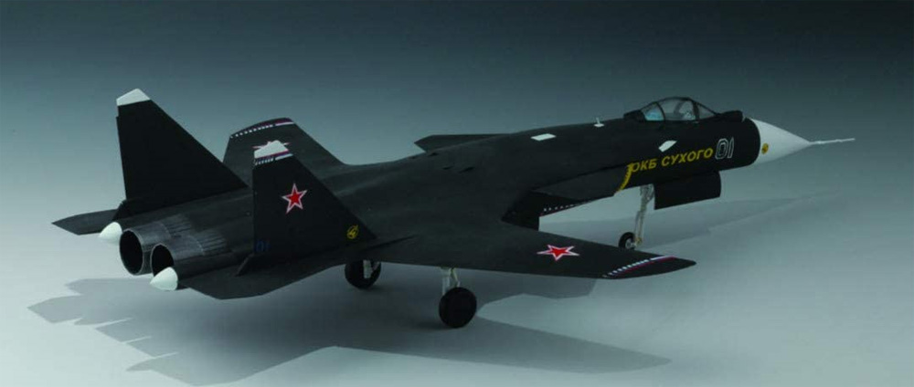 ロシア空軍 Su-47(S-37) ベルクート プラモデル (童友社 1/72 飛行機 No.72-SU47-3000) 商品画像_3