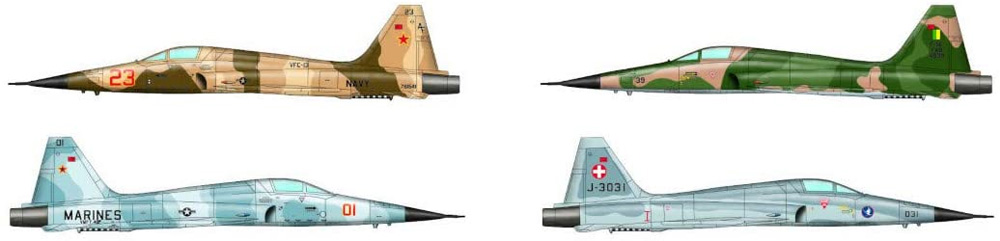 アメリカ海軍 F-5E タイガー 2 プラモデル (童友社 1/72 飛行機 No.72-F5T2-1800) 商品画像_2