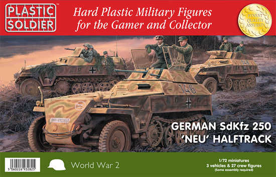 Sd.Kfz.250 ノイ ハーフトラック プラモデル (プラスチックソルジャー World War 2 No.WW2V20035) 商品画像