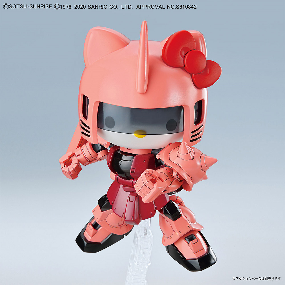 ハローキティ / シャア専用ザク 2 プラモデル (バンダイ GUNDAM HELLO KITTY No.5061029) 商品画像_3