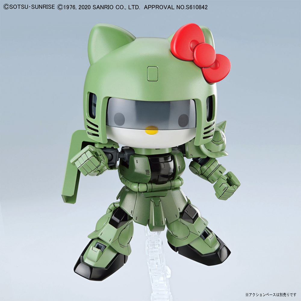 ハローキティ / ザク 2 プラモデル (バンダイ GUNDAM HELLO KITTY No.5061030) 商品画像_3