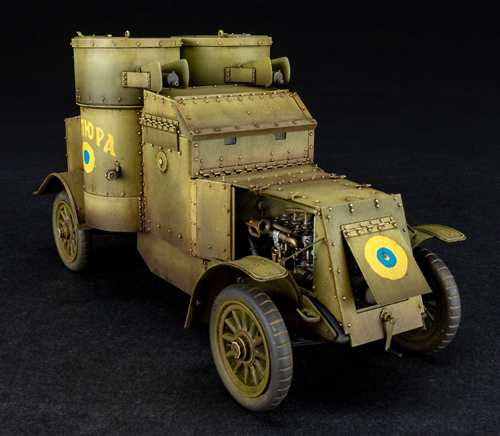 オースチン装甲車 3型 (ウクライナ/ポーランド/ジョージア/ルーマニア) インテリアキット プラモデル (ミニアート WW1 ミリタリーミニチュア No.39005) 商品画像_3