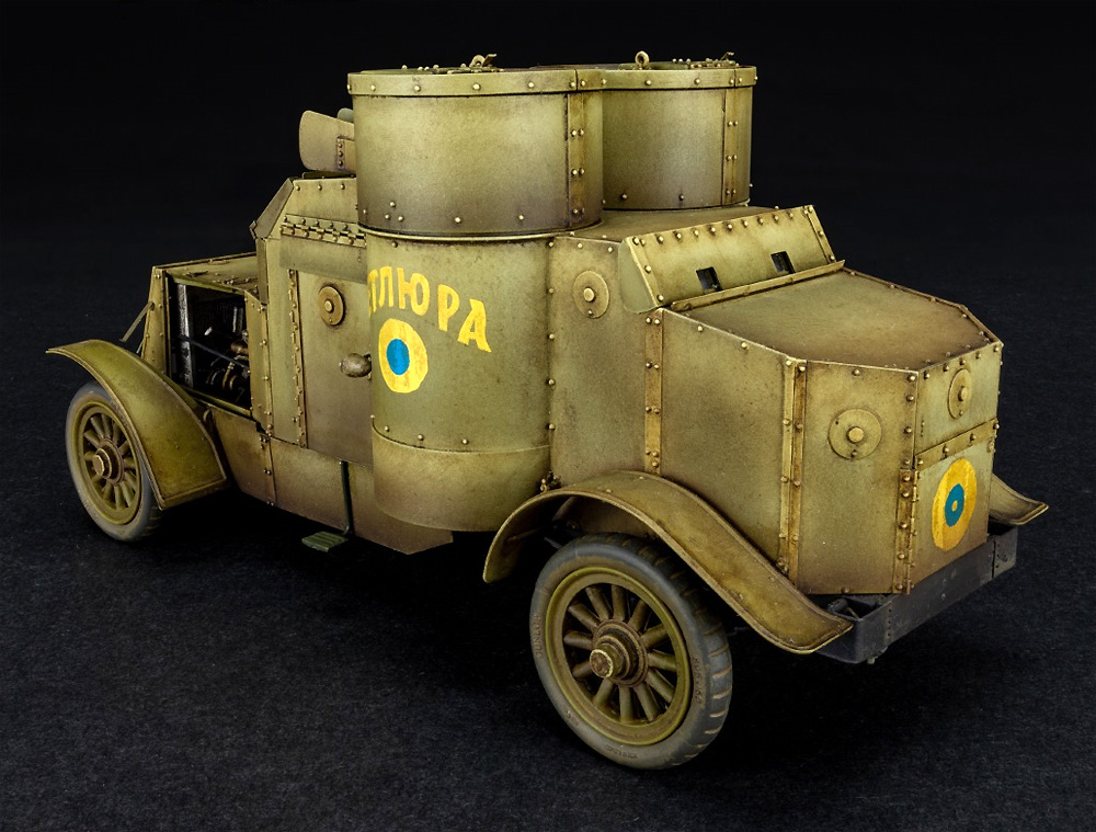 オースチン装甲車 3型 (ウクライナ/ポーランド/ジョージア/ルーマニア) インテリアキット プラモデル (ミニアート WW1 ミリタリーミニチュア No.39005) 商品画像_4