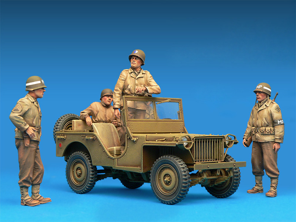 アメリカ ジープクルー ＆ MP スペシャルエディション プラモデル (ミニアート 1/35 WW2 ミリタリーミニチュア No.35308) 商品画像_4