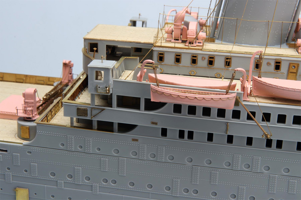 RMS タイタニック ディテールアップセット DXパック (トランぺッター用) エッチング (KA Models 艦船用 エッチングパーツ No.MD-20020) 商品画像_3