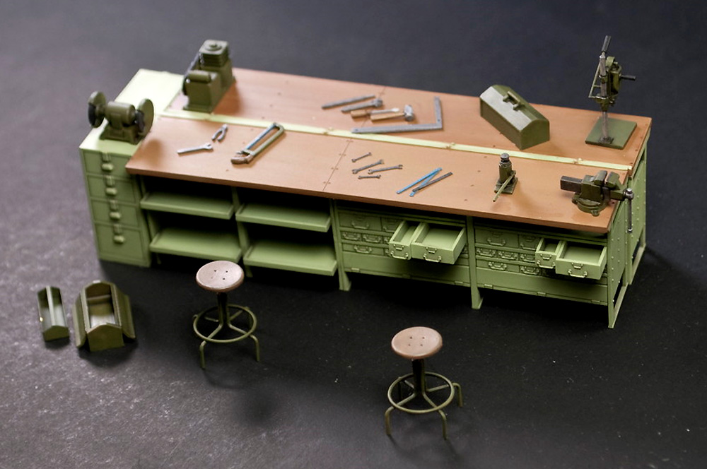 アメリカ陸軍 作業台とツールセット プラモデル (AFV CLUB 1/35 AFV シリーズ No.AF35302) 商品画像_2