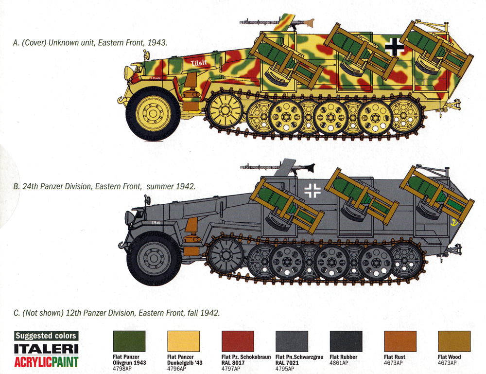 Sd.Kfz.251/1 ヴルフラーメン40 Stuka zu Fuss プラモデル (イタレリ 1/72 ミリタリーシリーズ No.7080) 商品画像_1