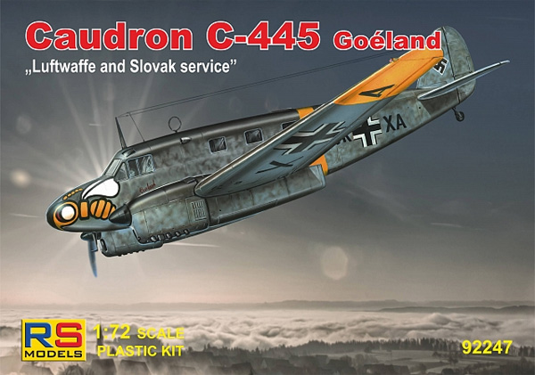 コードロン C-445 ゴエラン ドイツ空軍＆スロバキア空軍 プラモデル (RSモデル 1/72 エアクラフト プラモデル No.92247) 商品画像