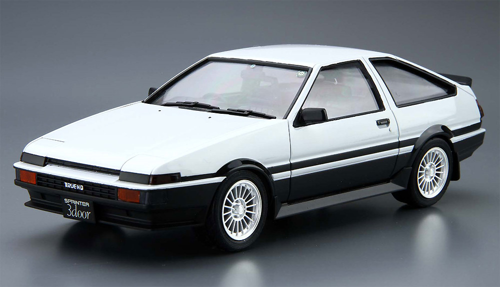 トヨタ AE86 スプリンター トレノ GT-APEX '85 プラモデル (アオシマ 1/24 ザ・モデルカー No.005) 商品画像_2