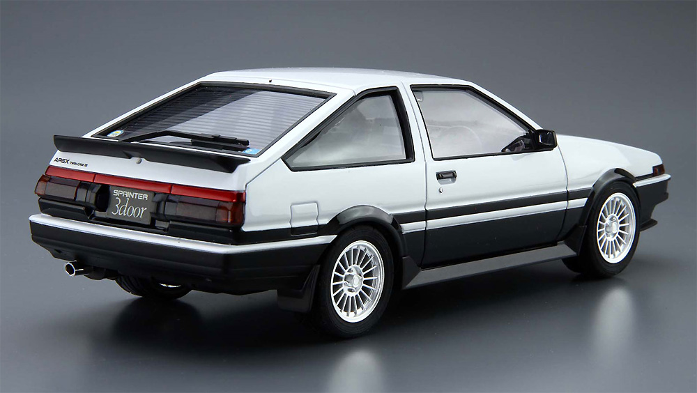 トヨタ AE86 スプリンター トレノ GT-APEX '85 プラモデル (アオシマ 1/24 ザ・モデルカー No.005) 商品画像_3