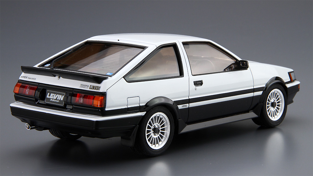 トヨタ AE86 カローラレビン GT-APEX '85 プラモデル (アオシマ 1/24 ザ・モデルカー No.017) 商品画像_3