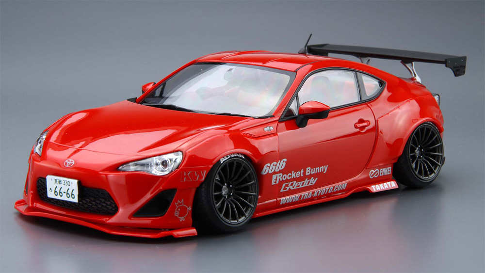 ZN6 トヨタ 86 '12 GREDDY & ROCKET BUNNY ENKEI Ver. (トヨタ) プラモデル (アオシマ 1/24 ザ・チューンドカー No.001) 商品画像_2