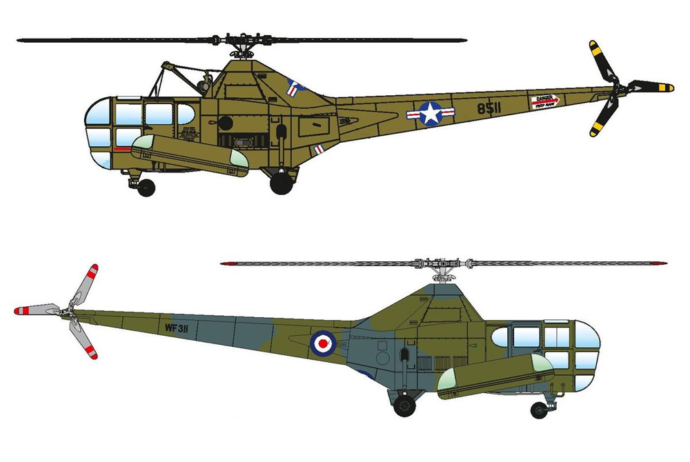 シコルスキー R-5 / S-51 救命ヘリコプター プラモデル (AMP 1/72 プラスチックモデル No.72012) 商品画像_2