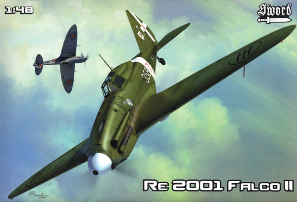 レジアーネ Re.2001 ファルコ 2 プラモデル (ソード 1/48 エアクラフト プラモデル No.SW48012) 商品画像