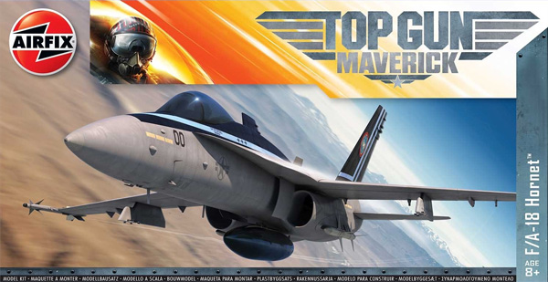 F/A-18 ホーネット TOP GUN マーヴェリック プラモデル (エアフィックス 1/72 ミリタリーエアクラフト No.A00504) 商品画像