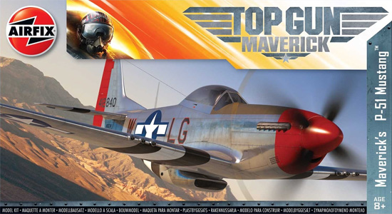 P-51 マスタング TOP GUN マーヴェリック機 プラモデル (エアフィックス 1/72 ミリタリーエアクラフト No.A00505) 商品画像