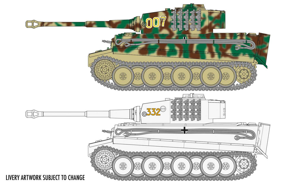 タイガー 1 プラモデル (エアフィックス 1/72 AFV No.A02342) 商品画像_1