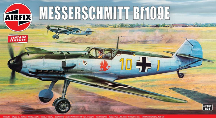 メッサーシュミット Bf109E プラモデル (エアフィックス 1/24 ミリタリーエアクラフト No.A12002V) 商品画像