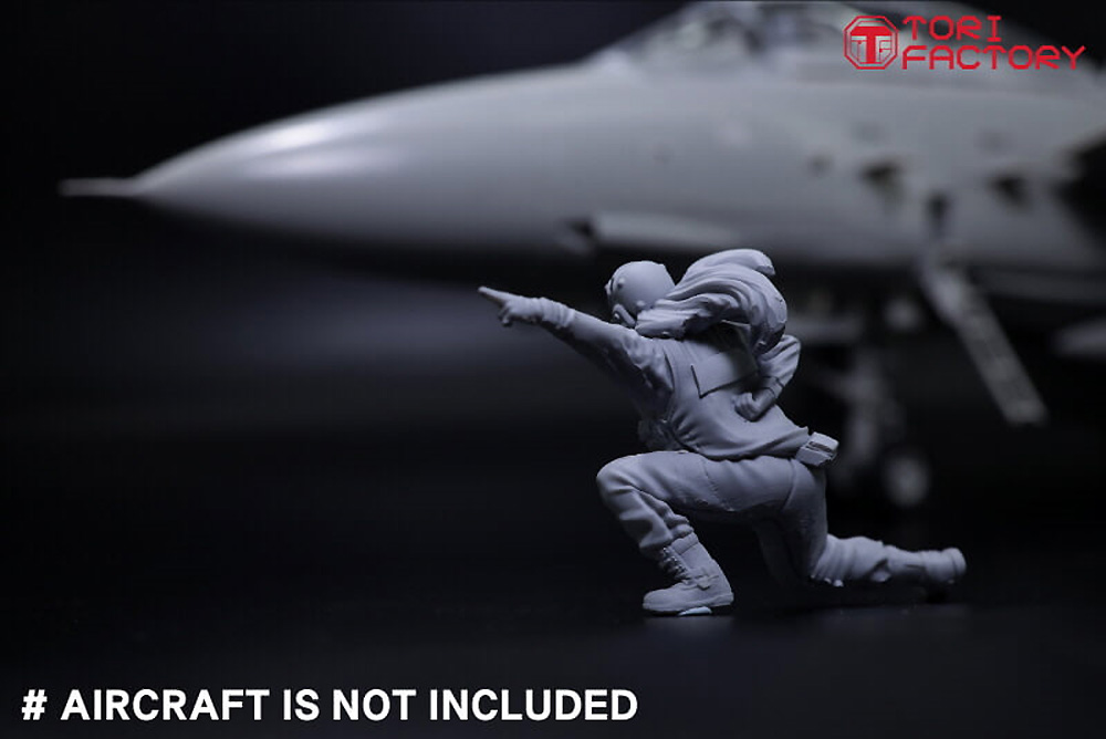 現用 アメリカ海軍 デッキクルー & パイロット プラモデル (トリファクトリー MILITARY FIGURE SERIES No.MF-011B) 商品画像_4